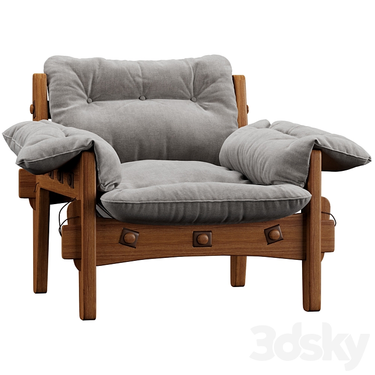 Espasso Moleca Lounge Armchair 3DS Max Model - thumbnail 1