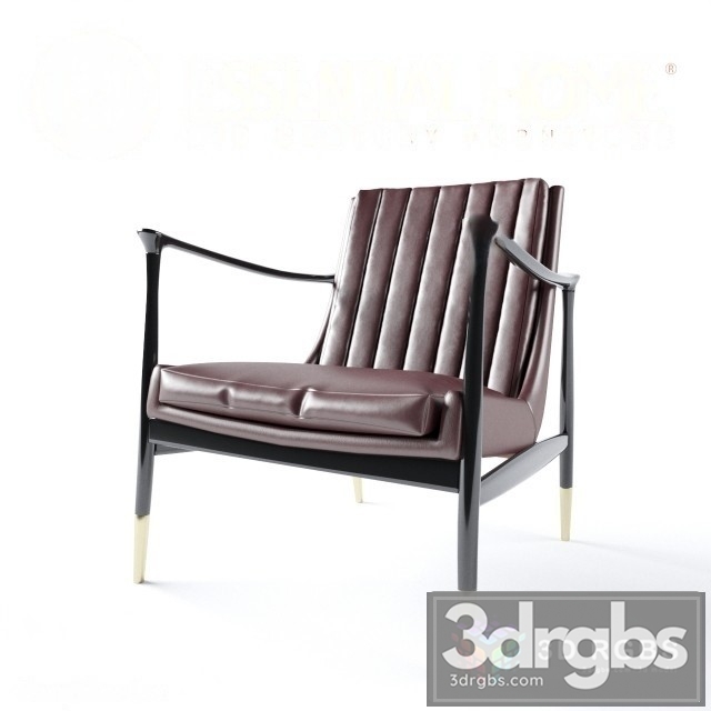 Essantial Home Hudson Armchair 3dsmax Download - thumbnail 1