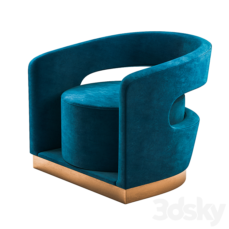 Essential Home – Ellen Armchair 3DS Max - thumbnail 1