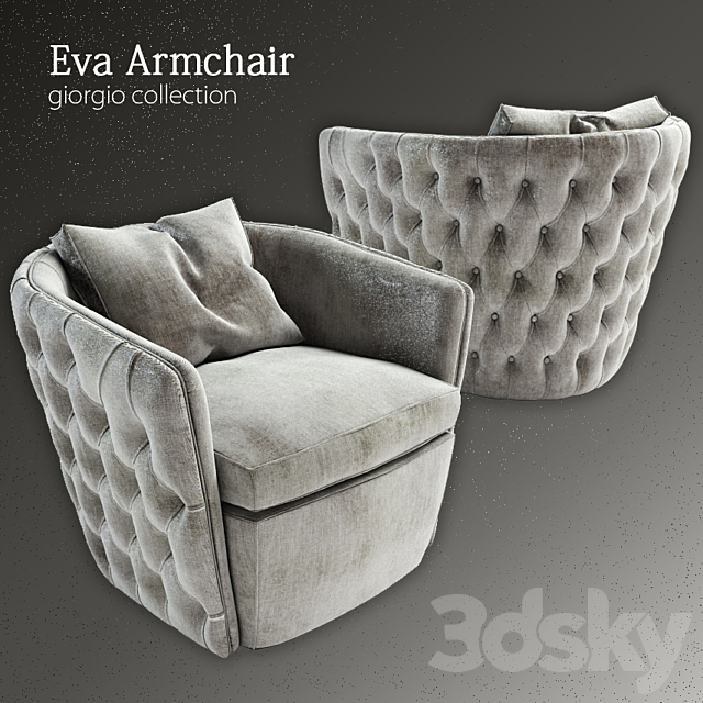 Eva Armchaire 3DSMax File - thumbnail 1