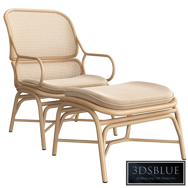 Expormim Frames Lounge Chair 3DS Max - thumbnail 3