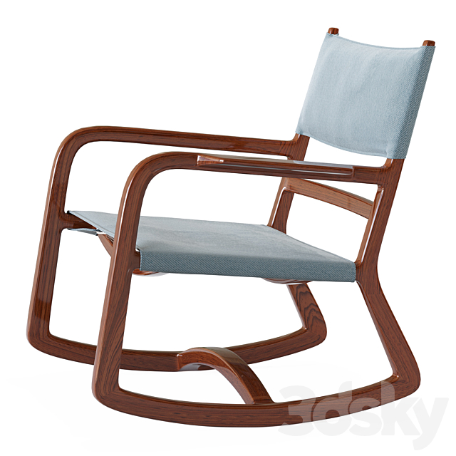 Exteta LPIDC05 – Rocking Chair 3DS Max Model - thumbnail 3