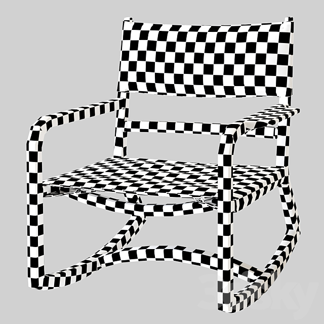 Exteta LPIDC05 – Rocking Chair 3DS Max Model - thumbnail 5