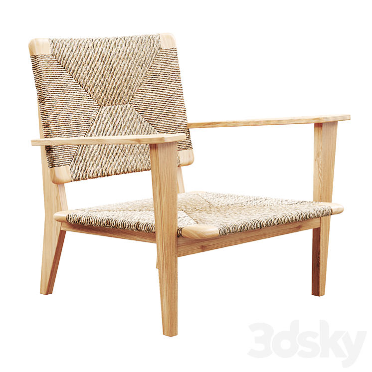 F-Chair Outdoor 3DS Max Model - thumbnail 1