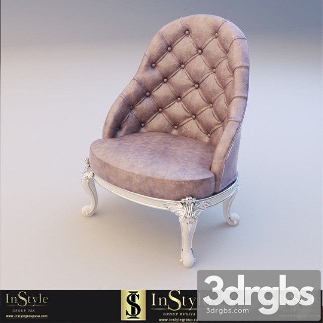 Faberge Armchair 3dsmax Download - thumbnail 1