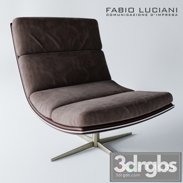 Fabio Luciani Armchair 3dsmax Download - thumbnail 1