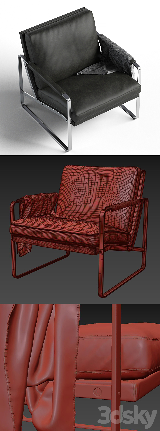 Fabricius Walter Knoll 3DS Max Model - thumbnail 3