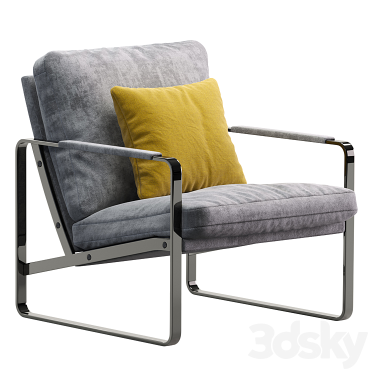 Fabricius walter knoll armchair 3DS Max - thumbnail 1