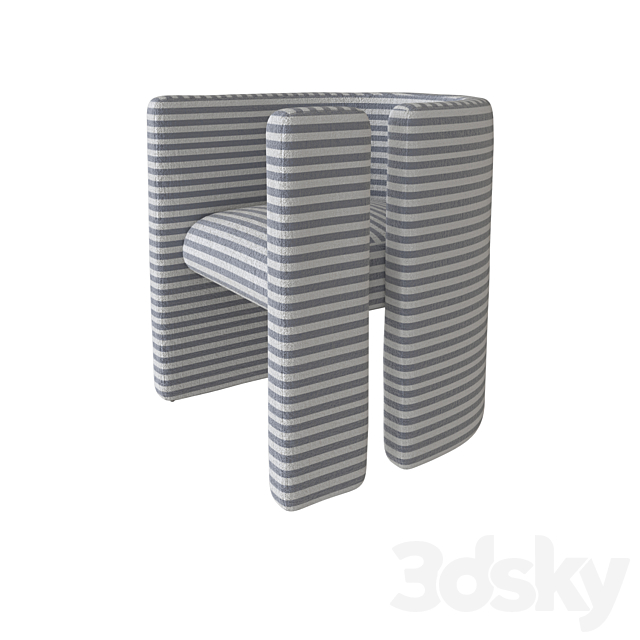 FAIRFAX CHAIR by kelly Wearstler 3DSMax File - thumbnail 2