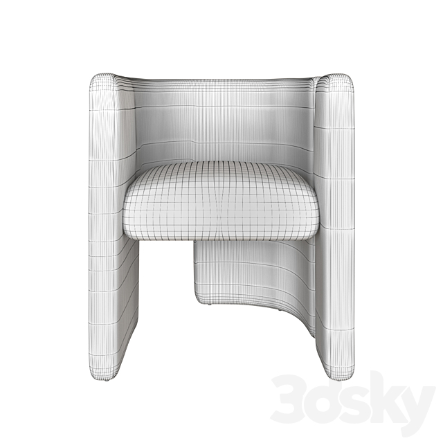 FAIRFAX CHAIR by kelly Wearstler 3DSMax File - thumbnail 3