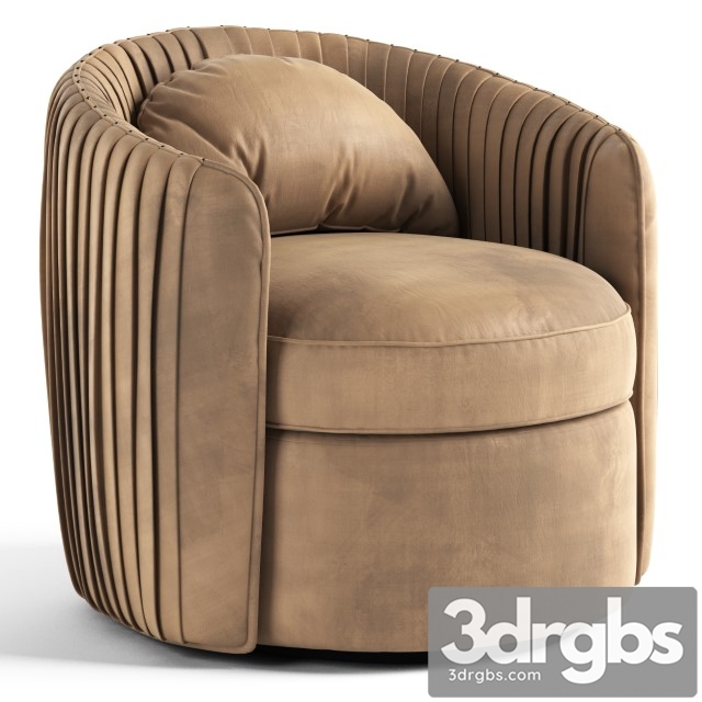 Fantasia Indigo Swivel Armchair 3dsmax Download - thumbnail 1