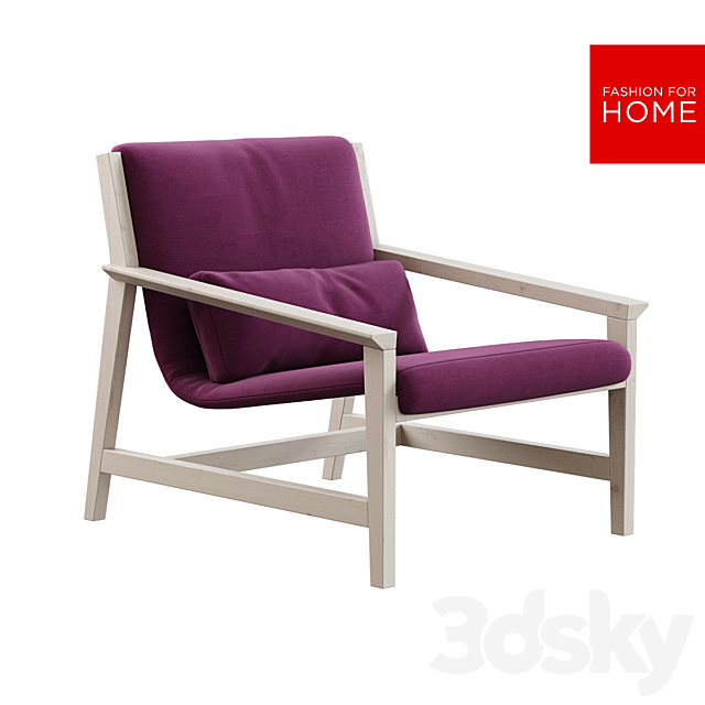 Fashion For Home _ Fauteuil Thames 3DSMax File - thumbnail 1