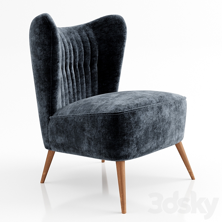 Fauteuil cocktail chair 3DS Max - thumbnail 1