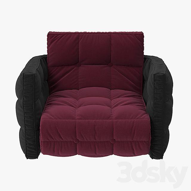 FAUTEUIL DESIGN MODULABLE COSY COMFORT 3DSMax File - thumbnail 2