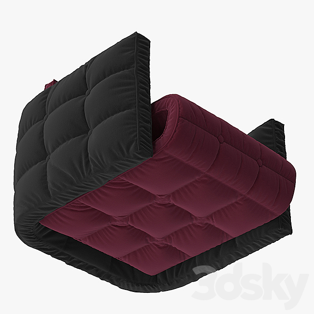 FAUTEUIL DESIGN MODULABLE COSY COMFORT 3DSMax File - thumbnail 3