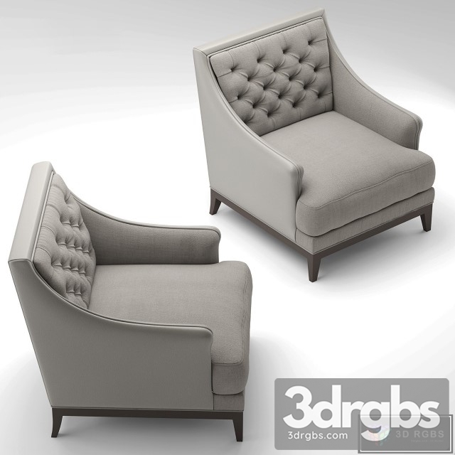 Fauteuil Epoq Roche Bobois 3dsmax Download - thumbnail 1