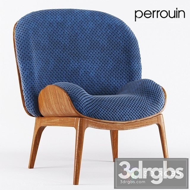 Fauteuil Hug Perrouin Armchair 3dsmax Download - thumbnail 1