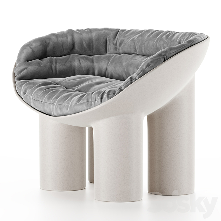 Faye TOOGOOD Roly-Poly Chair 3DS Max - thumbnail 1