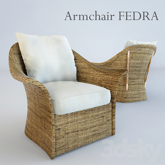 FEDRA Armchair 3DSMax File - thumbnail 1