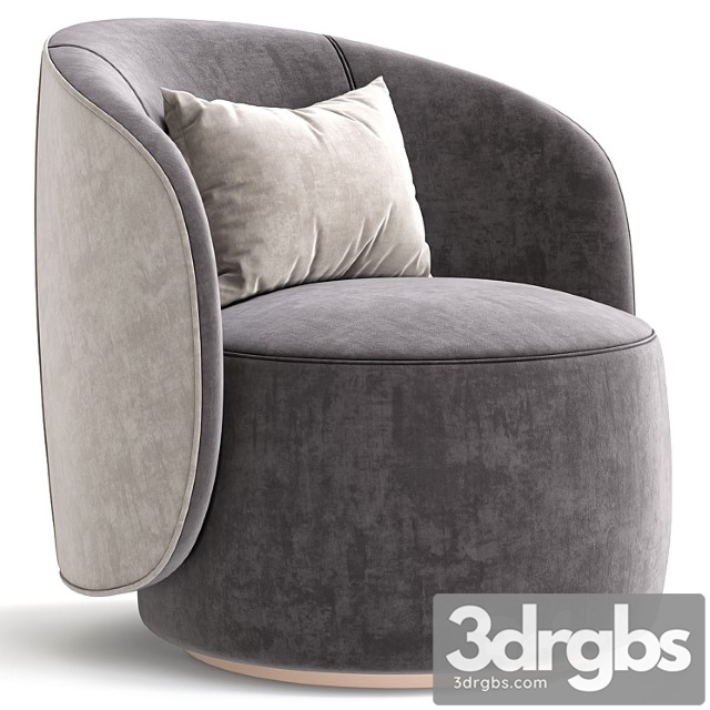 Fendi Casa Anabelle Armchair 12 3dsmax Download - thumbnail 1