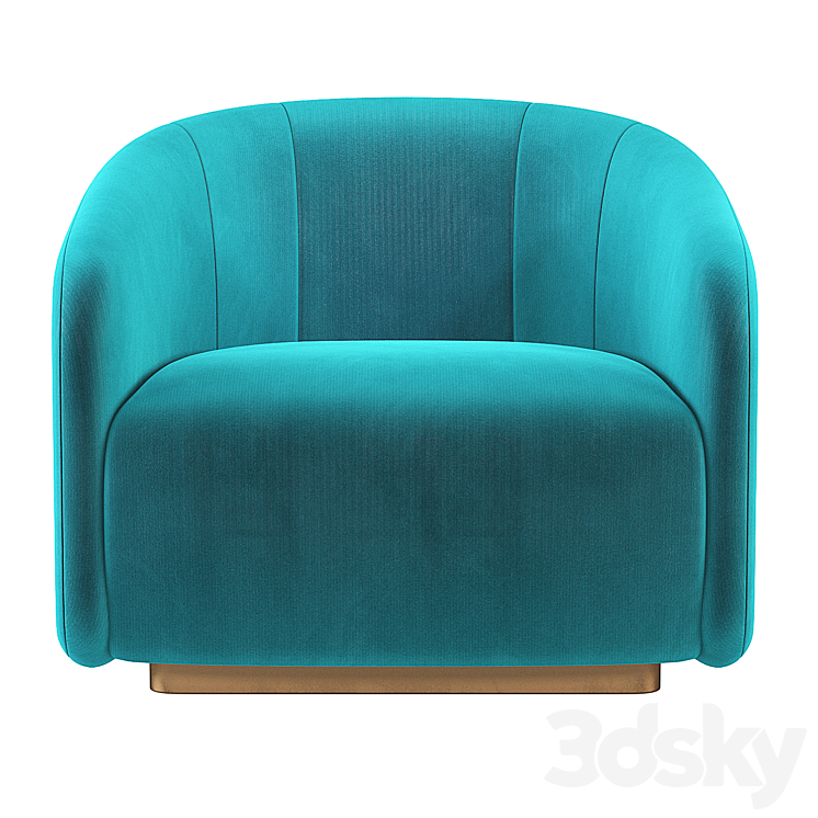 Fendi Casa Fanny Armchair 3DS Max - thumbnail 2