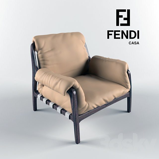 Fendi Casa Hemigway 3ds Max - thumbnail 1