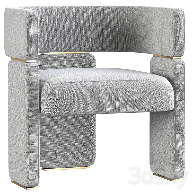 fendi casa margaret small armchair 3DS Max - thumbnail 1