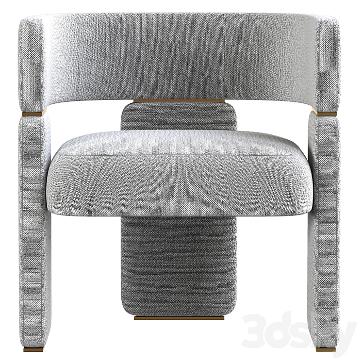 fendi casa margaret small armchair 3DS Max - thumbnail 2