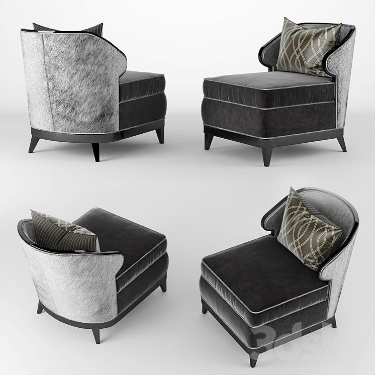 Ferris Rafauli Armchair 3DS Max - thumbnail 1