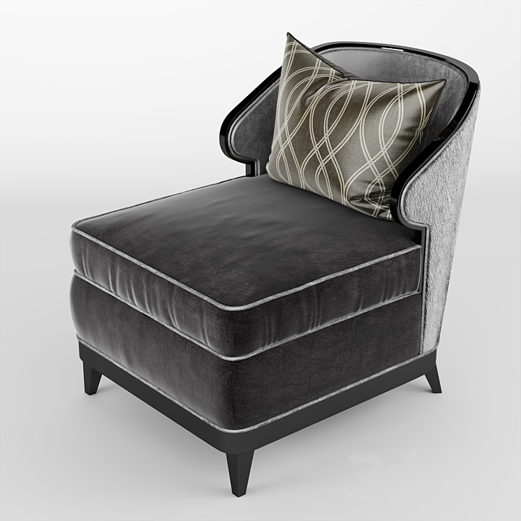 Ferris Rafauli Armchair 3DS Max - thumbnail 2