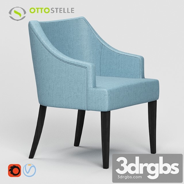 Fil Ottostelle Armchair 3dsmax Download - thumbnail 1