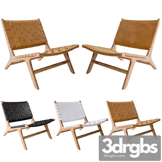 Flat Leather And Leather Marlboro Chairs 2 3dsmax Download - thumbnail 1