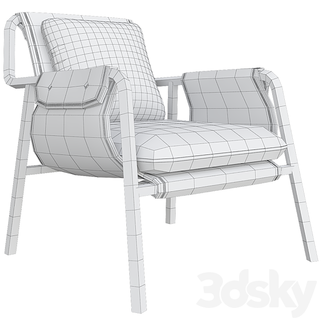 Fletcher chair 3DSMax File - thumbnail 2