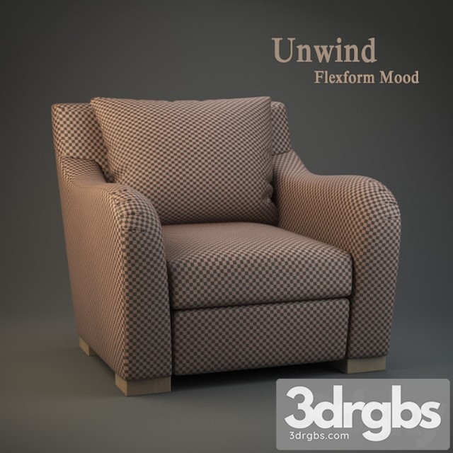 Flexform Mood Unwind 3dsmax Download - thumbnail 1