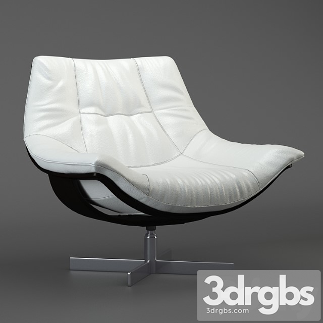 Flight armchair roche bobois 3dsmax Download - thumbnail 1