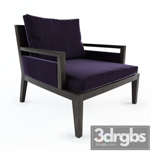 Flou Olivier Divano Armchair 3dsmax Download - thumbnail 1