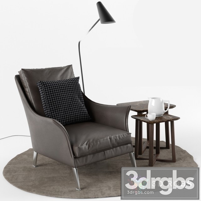 Floxform Boss Armchair 3dsmax Download - thumbnail 1