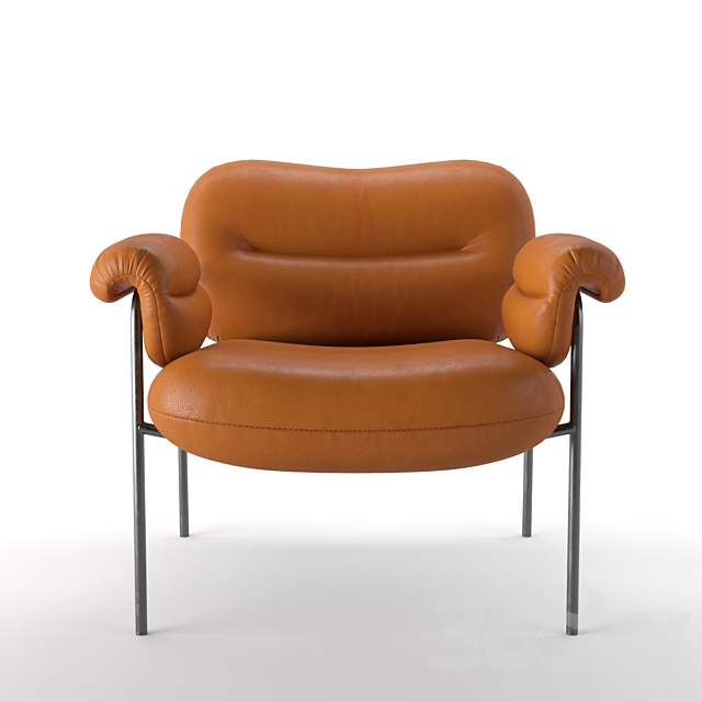 Fogia Bollo Spisolini Armchair 3DS Max Model - thumbnail 2