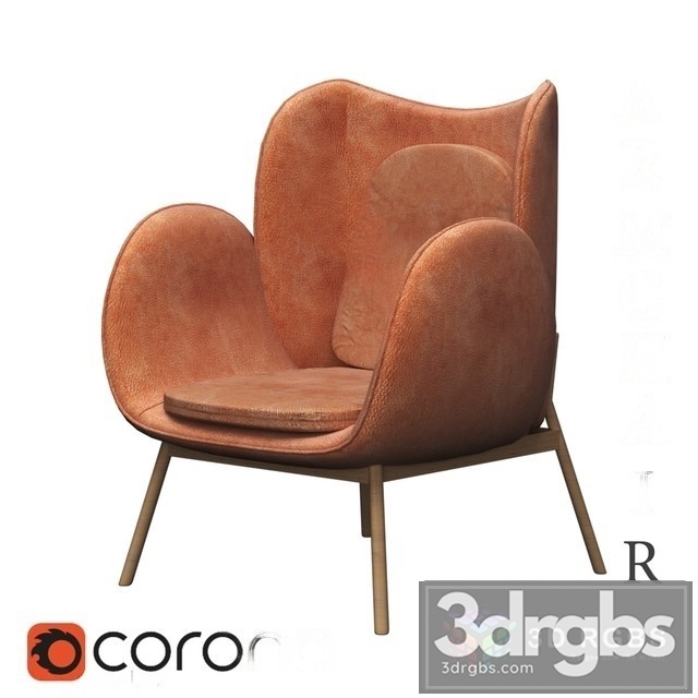 Fogia Enclose Armchair 3dsmax Download - thumbnail 1