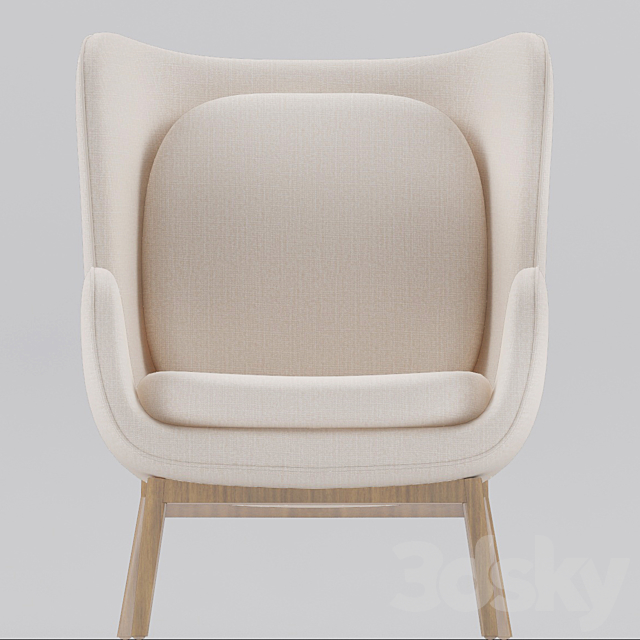 Fogia Enclose Lounge Chair by Norm Architects 3ds Max - thumbnail 2