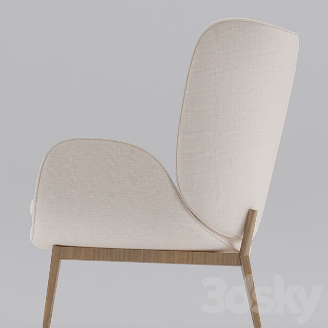 Fogia Enclose Lounge Chair by Norm Architects 3ds Max - thumbnail 3