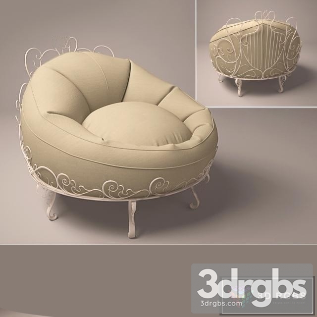 Forging Arm Chair 3dsmax Download - thumbnail 1