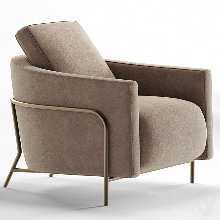 Formitalia GIULIA Armchair 3DS Max - thumbnail 1