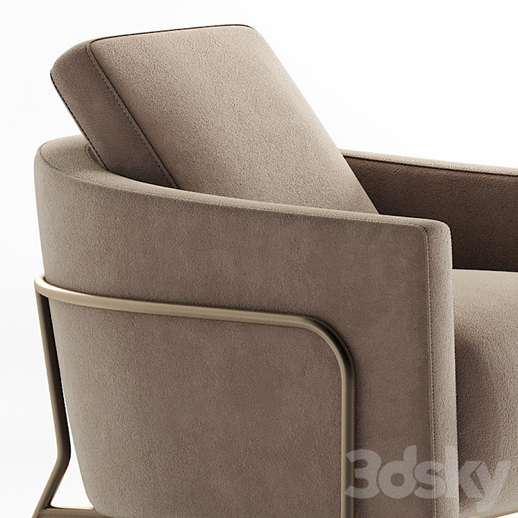 Formitalia GIULIA Armchair 3DS Max - thumbnail 2