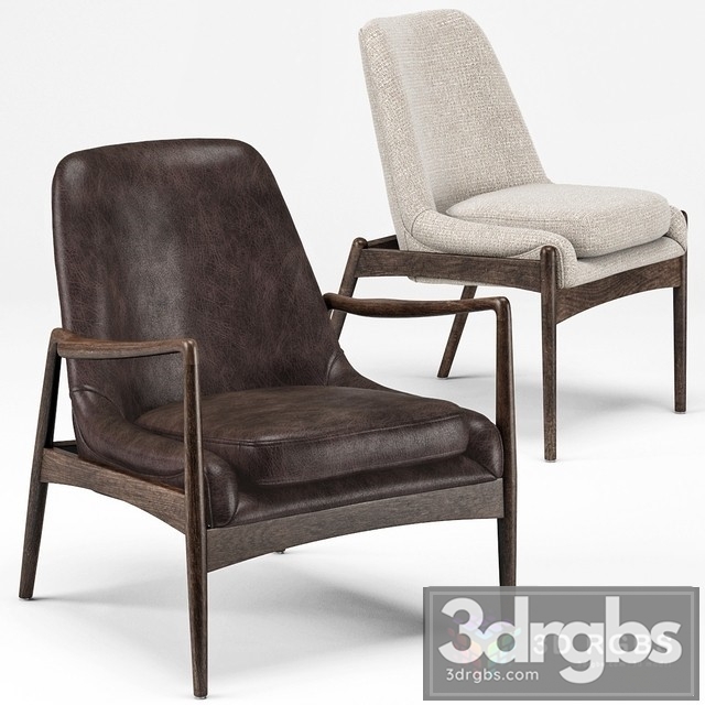 Four Hands Braden Armchair 3dsmax Download - thumbnail 1