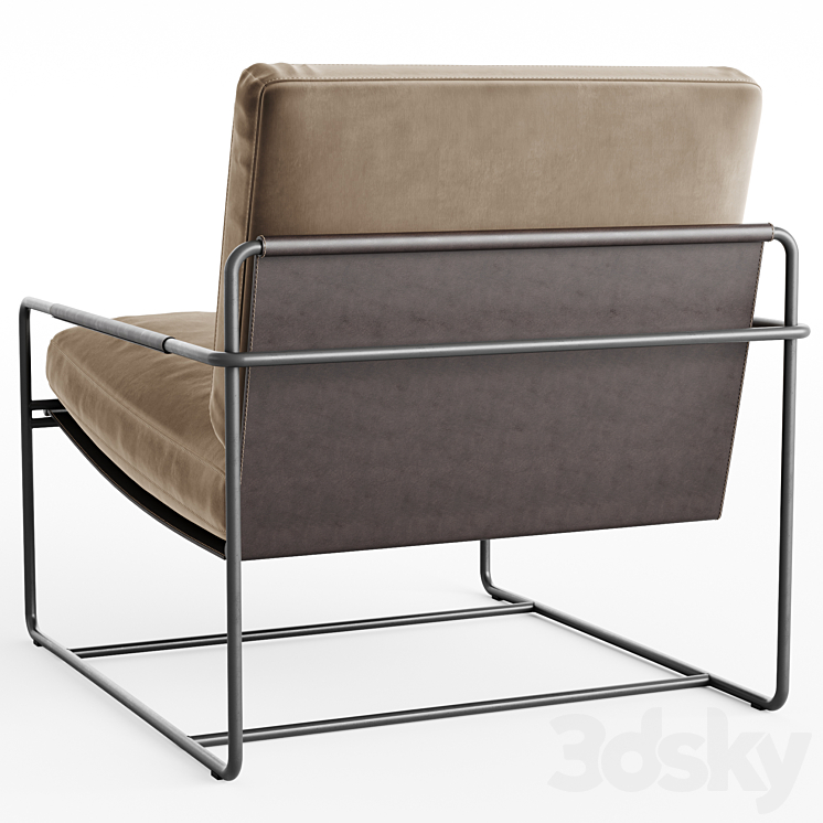 Frag Riviera Armchair 3DS Max - thumbnail 2