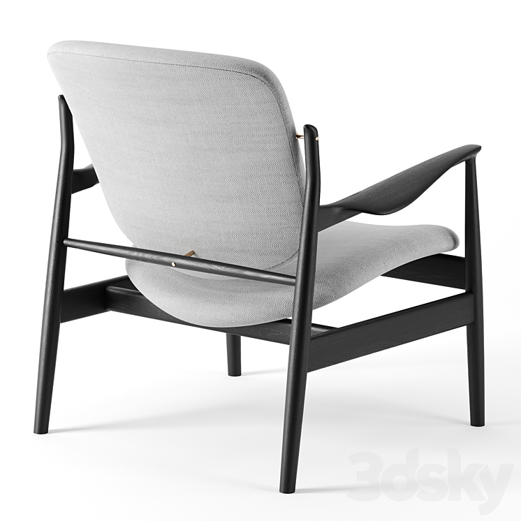 FRANCE CHAIR by Finn Juhl 3DS Max - thumbnail 2