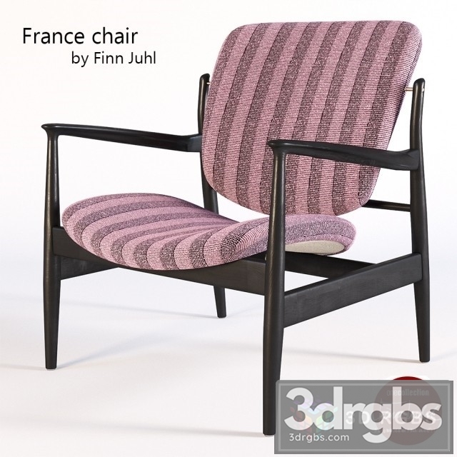 France Chair By Finn Juhl 3dsmax Download - thumbnail 1