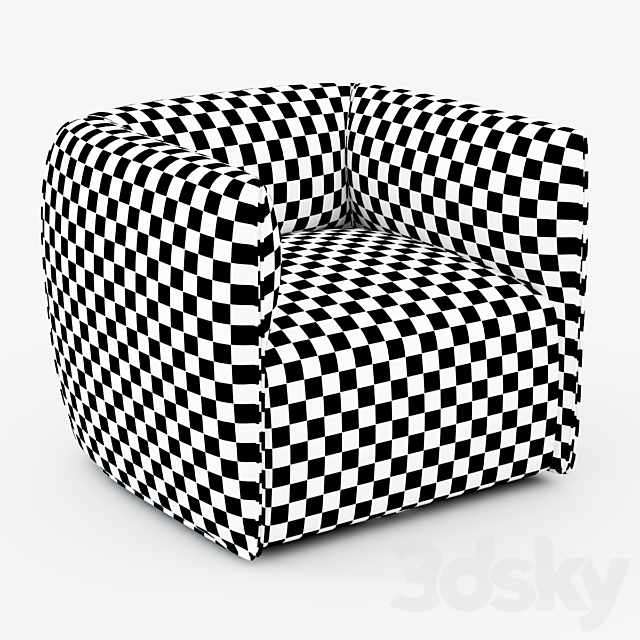 Francesco Bettoni Mia Armchair 3ds Max - thumbnail 3