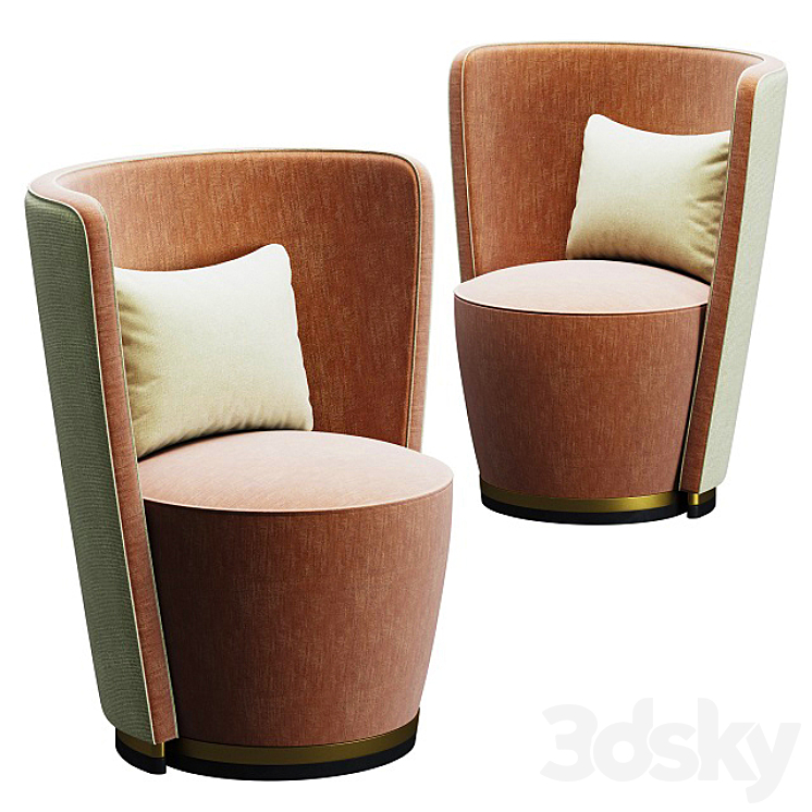 Frato MARRAKESH ARMCHAIR FUP010046AAA 3DS Max - thumbnail 1